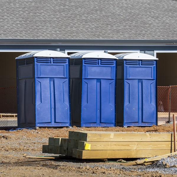 is there a specific order in which to place multiple portable restrooms in Fruitland